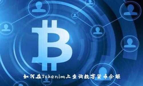 如何在Tokenim上查询数字货币余额